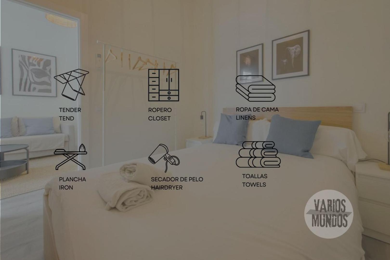 Central&Modern Apt 4Hab Para 9P En La Latina มาดริด ภายนอก รูปภาพ